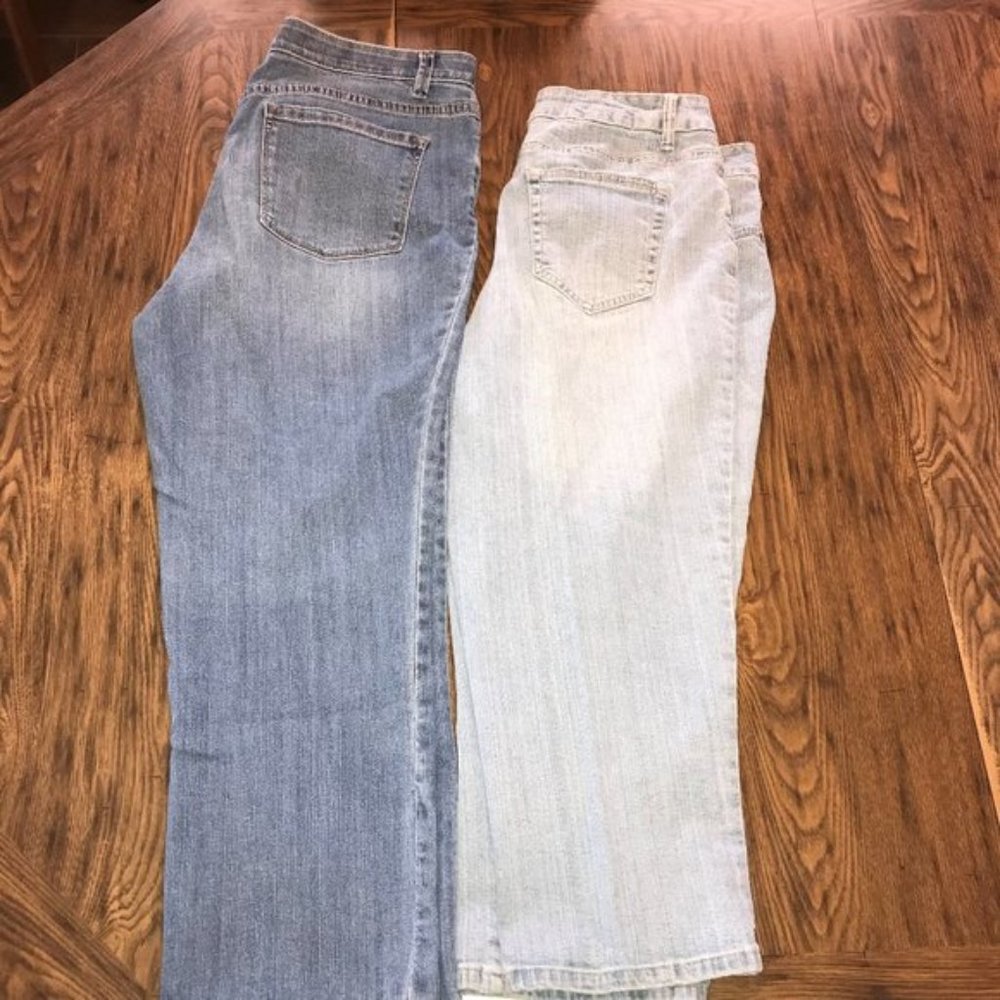 Bundle of 2 Pair of Denim Capris
